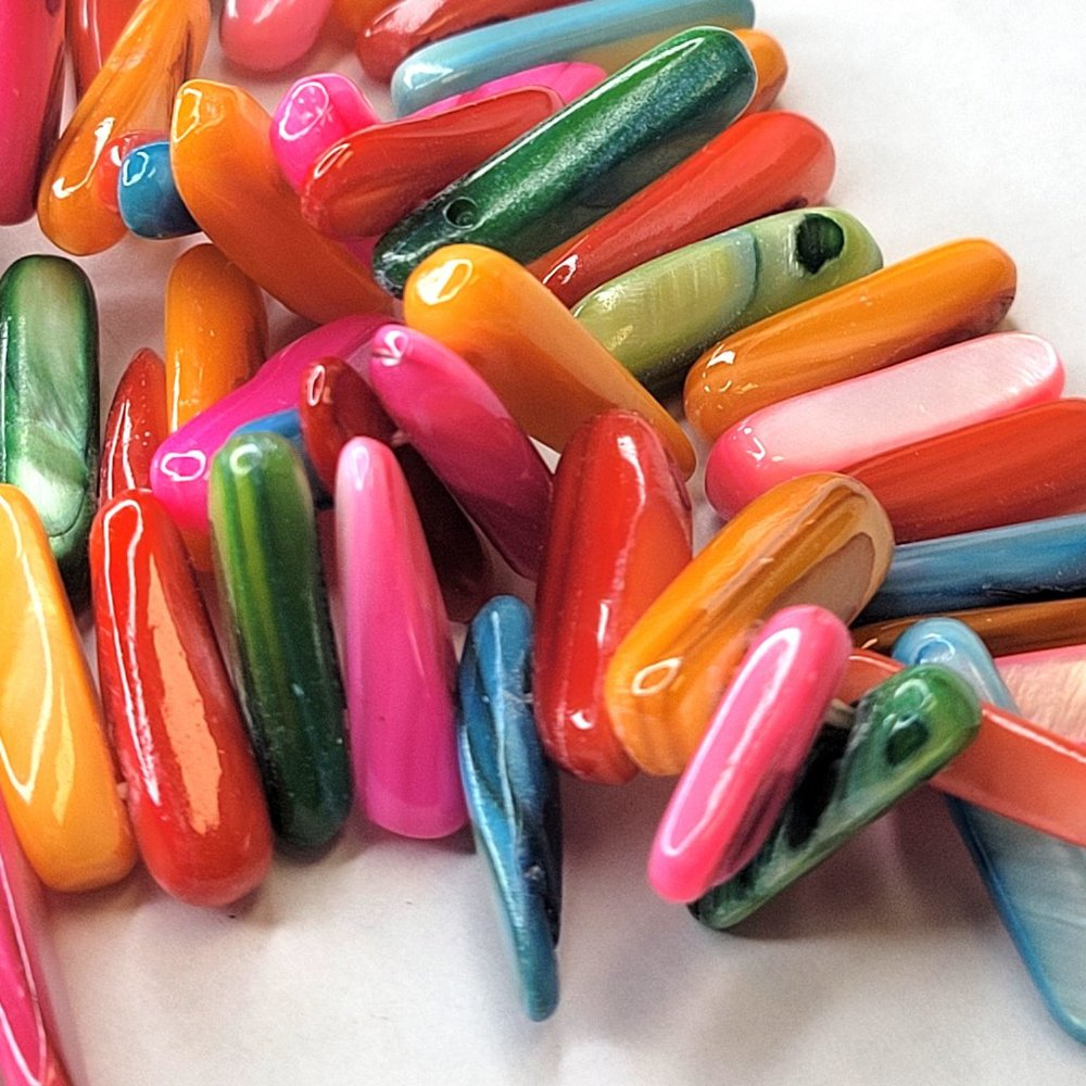 Colourful Shell Beaded Necklace - image 2